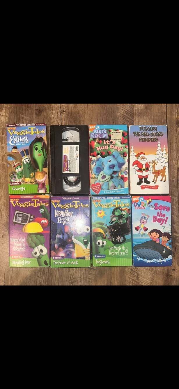 VeggieTales, Nick Jr. Blue's Clues, and Rudolph the Red-Nosed Reindeer Children'